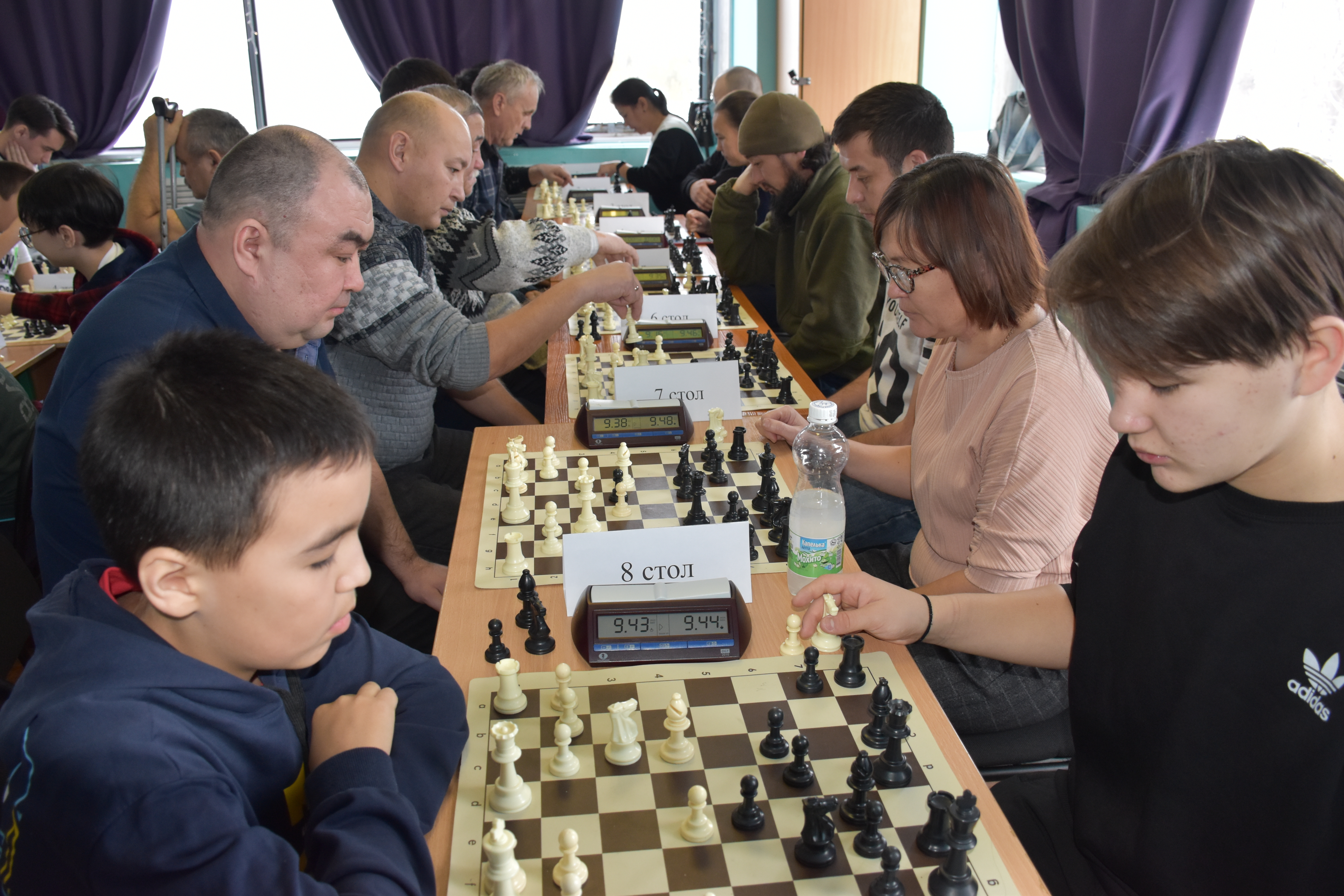 Турнир «Шахматная семья - волшебное королевство» в Хайбуллинском районе собрал 34 команды