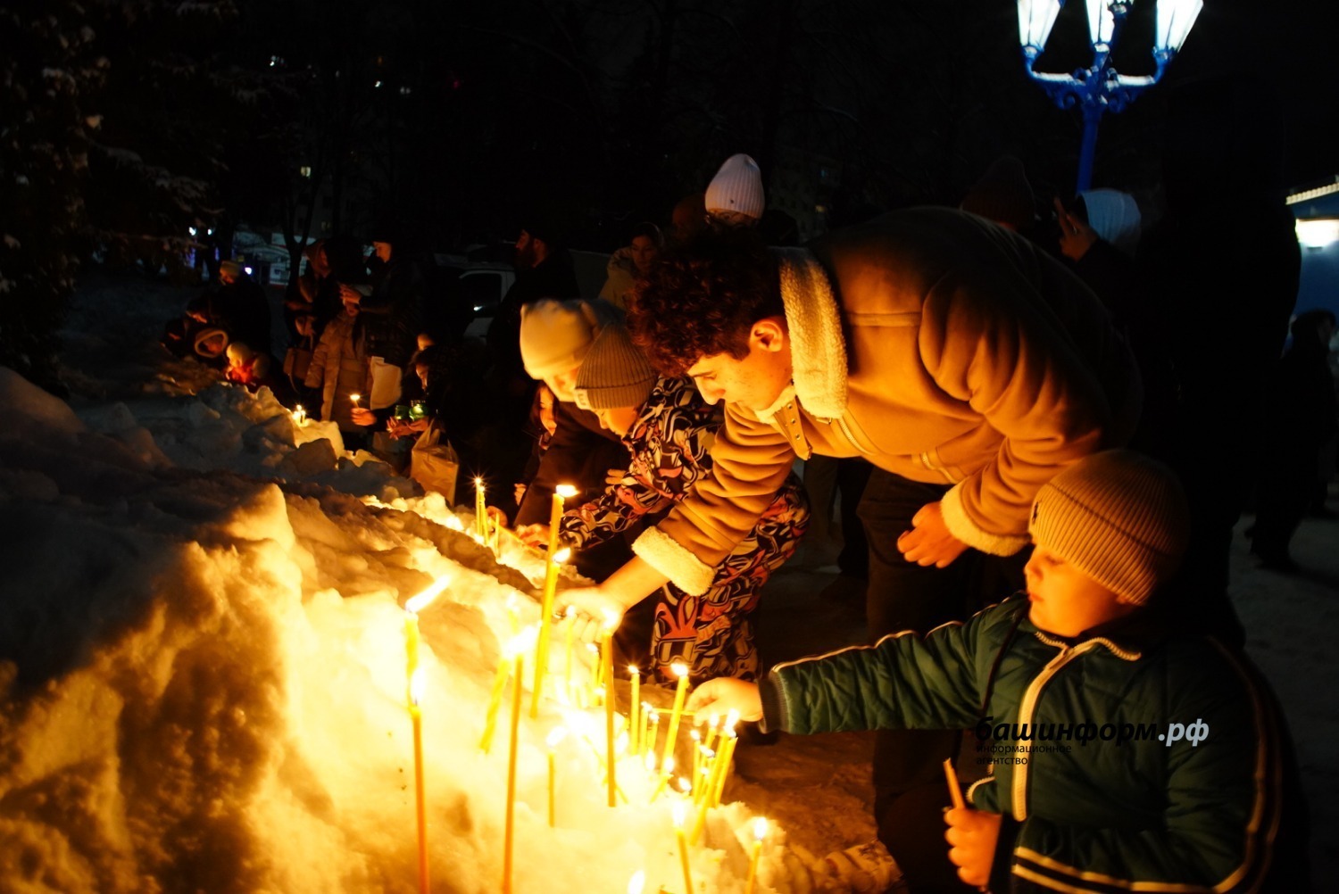 Как в Уфе прошли богослужения в ночь на Рождество – фоторепортаж